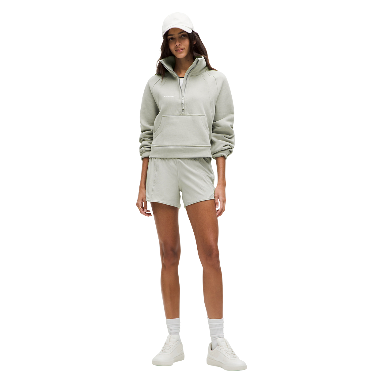Lululemon Scuba Funnel Neck Half Zip Women's Hoodie - S24 Bauer Collection | Cozy & Stylish for Yoga, Workouts & Casual Wear