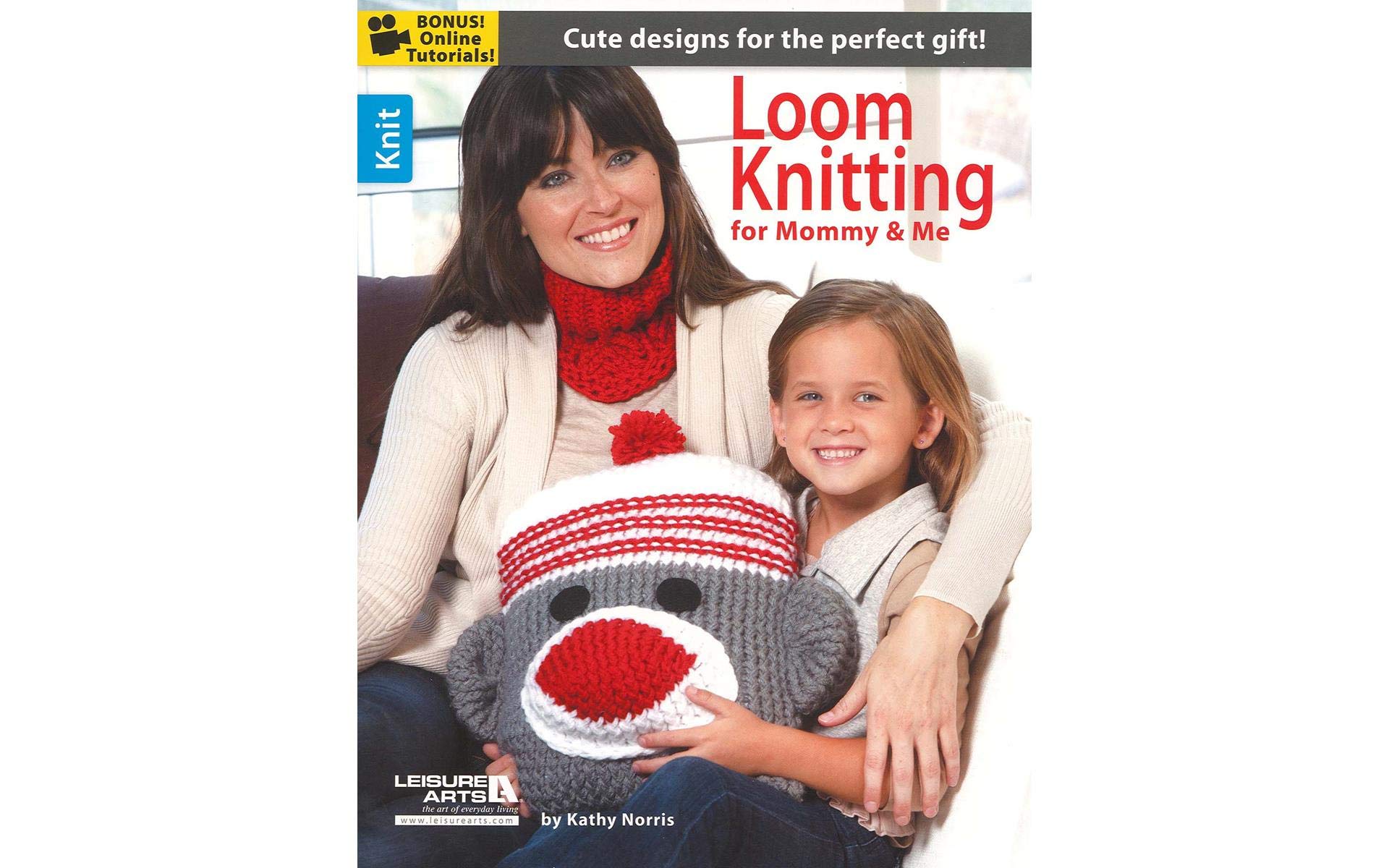 Leisure Arts Loom Knitting for Mommy & Me Book - Beginner Friendly Knitting Patterns & Tutorials for Parent-Child Bonding | DIY Handmade Gifts, Family Craft Time, Knitting Projects for All Ages