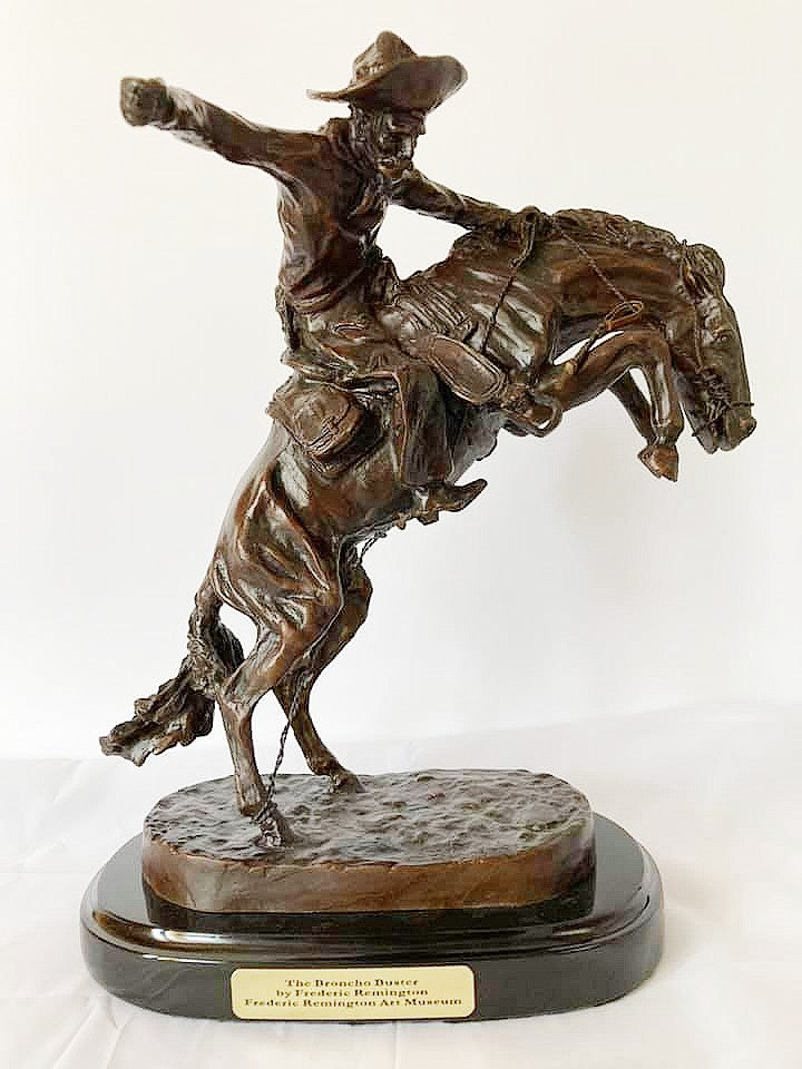 The Broncho Buster - Premium Western Cowboy Decor for Home & Ranch | Perfect for Western Themed Rooms, Cowboy Gifts, and Ranch House Decor