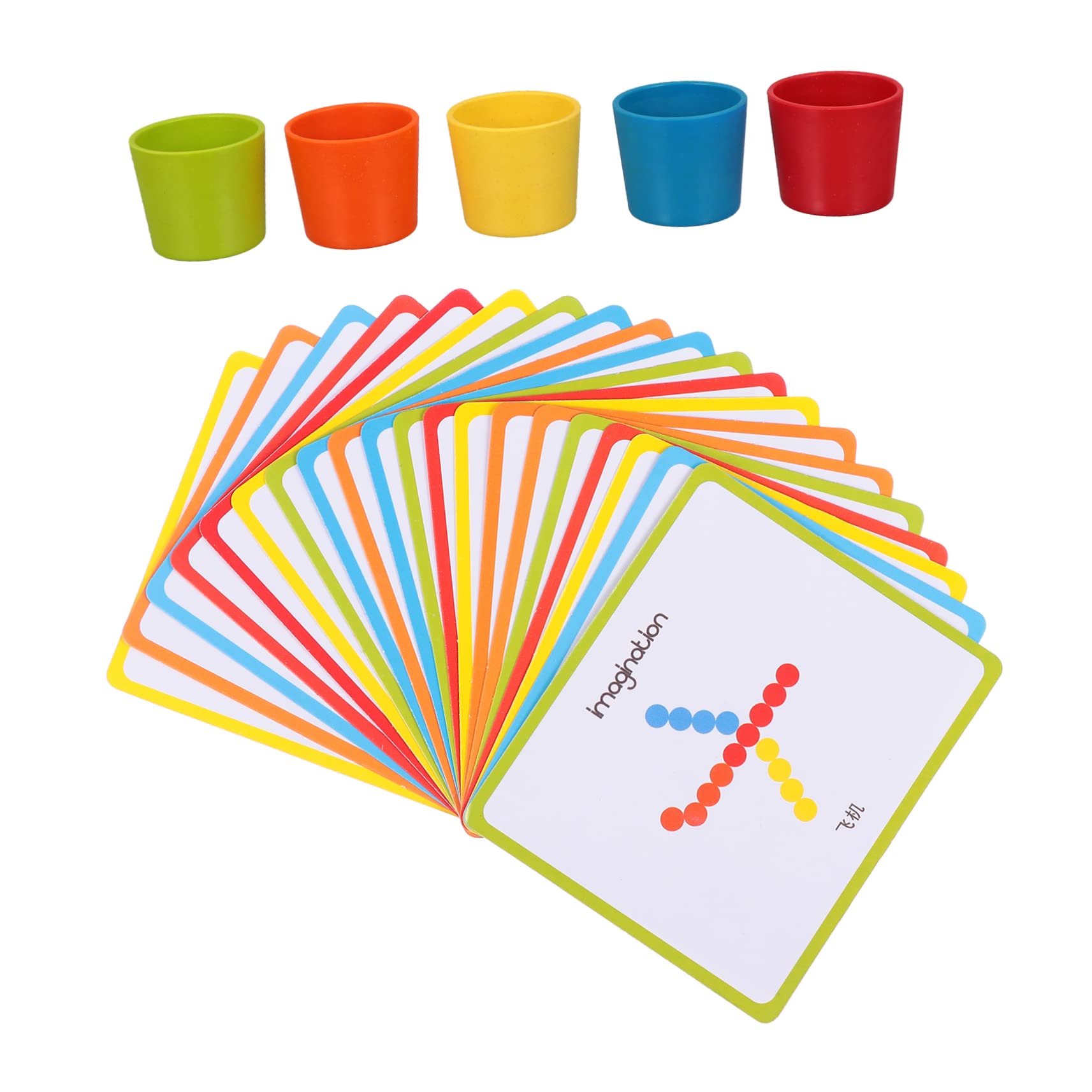 1 Set Wooden Stacking Blocks - Early Education Puzzle & Color Sorting Toys for Toddlers, Kids Building Toy for Fine Motor Skills & Early Learning - Perfect for Preschool Playtime & Montessori Activities