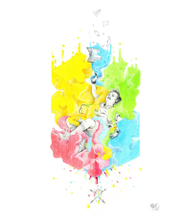 Crayon Opening Print - High-Quality Art Prints for Kids' Rooms & Play Areas | Perfect for Nursery Decor, Classroom Art & Creative Spaces