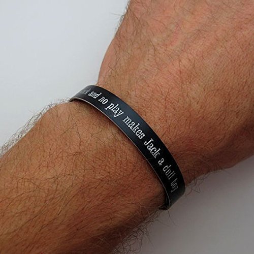 Personalized Music Note Engraved Cuff Bracelet - Unique Custom Jewelry Gift for Musicians & Music Lovers - Black Leather Band - Perfect for Concerts, Gifts & Music Themed Events