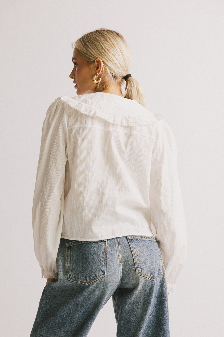 Otis Collared Blouse for Women - Stylish Button Down Shirt for Office & Casual Wear | Perfect for Work, Date Night & Everyday Outfits