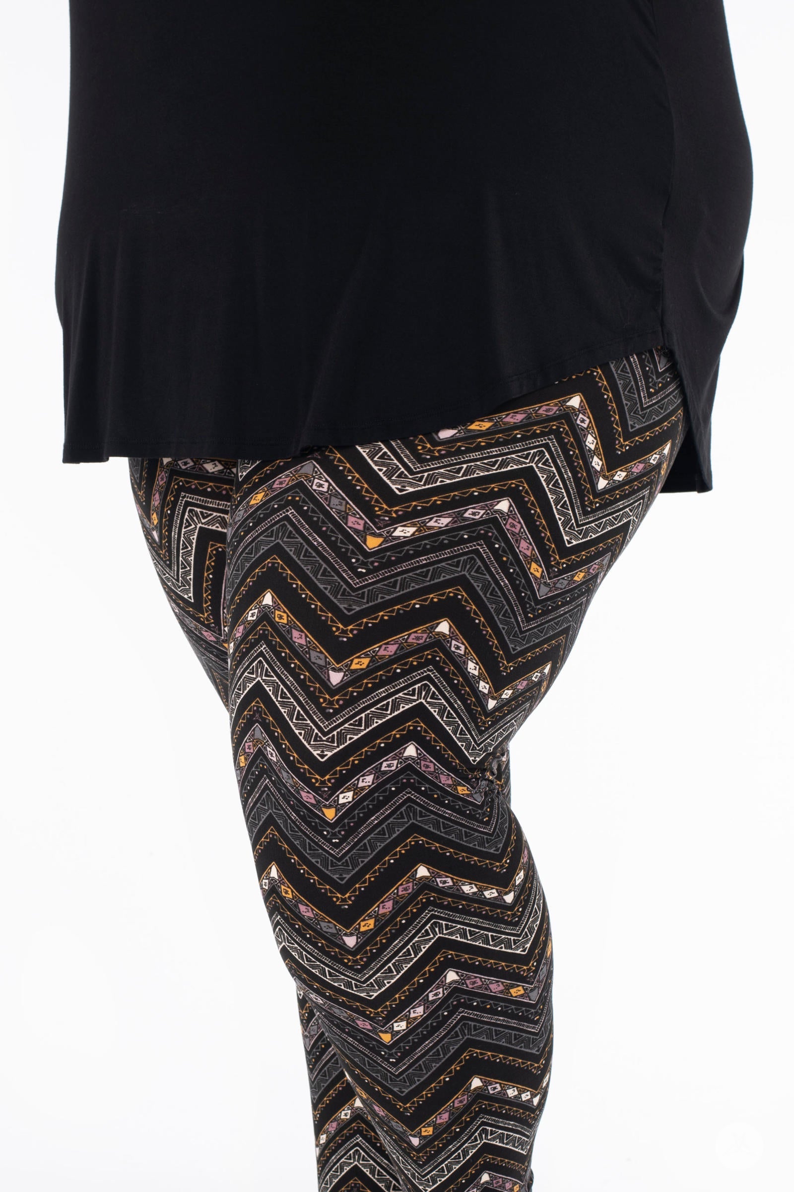 Epiphany Patterned Leggings for Women - High Waist Yoga Pants with Pockets - Soft Stretchy Workout Leggings for Running, Gym & Lounge Wear