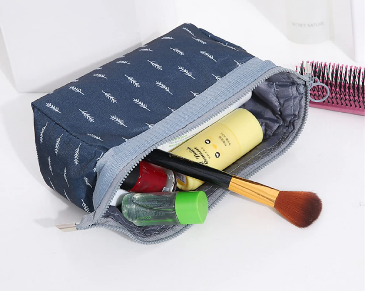 **TINSICO Travel Organizer Bag - Waterproof Toiletry & Cosmetic Makeup Case for Women | Jewelry & Electronics Accessories Pouch | Portable Carry-On Bag for Travel, Gym, and Daily Use (Blue)**