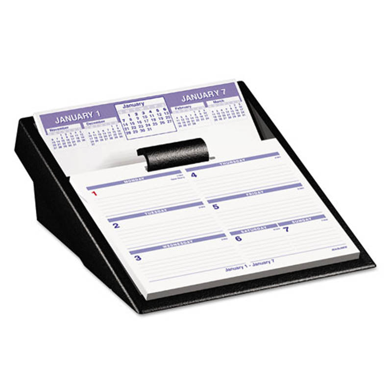 2026 Flip A Week Desk Calendar with Base - 5 5/8