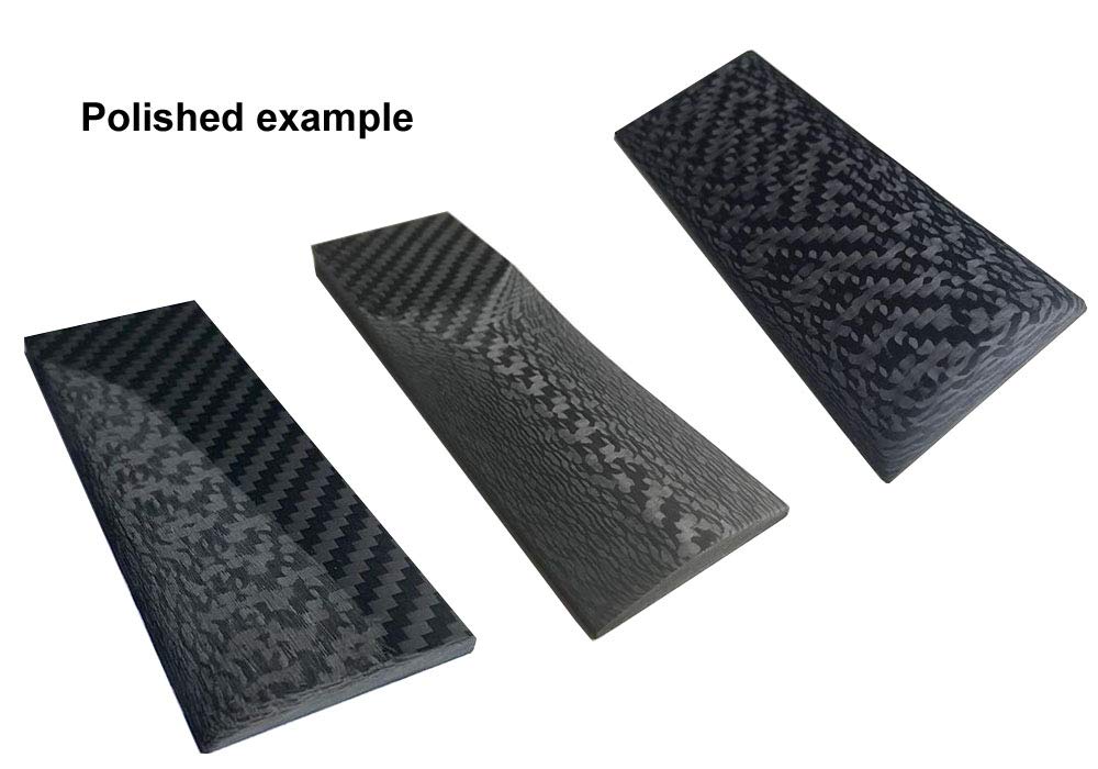 Premium 3K Carbon Fiber Knife Handle Scale Slab - Gun & Sword Handle Making Supplies - Perfect for DIY Custom Knives, Tactical Gear & Outdoor Survival Tools