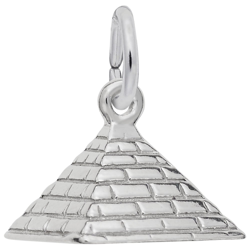 Pyramid Charm for Jewelry Making - Elegant Pendant for Bracelets & Necklaces - Perfect for DIY Crafting and Gift Giving