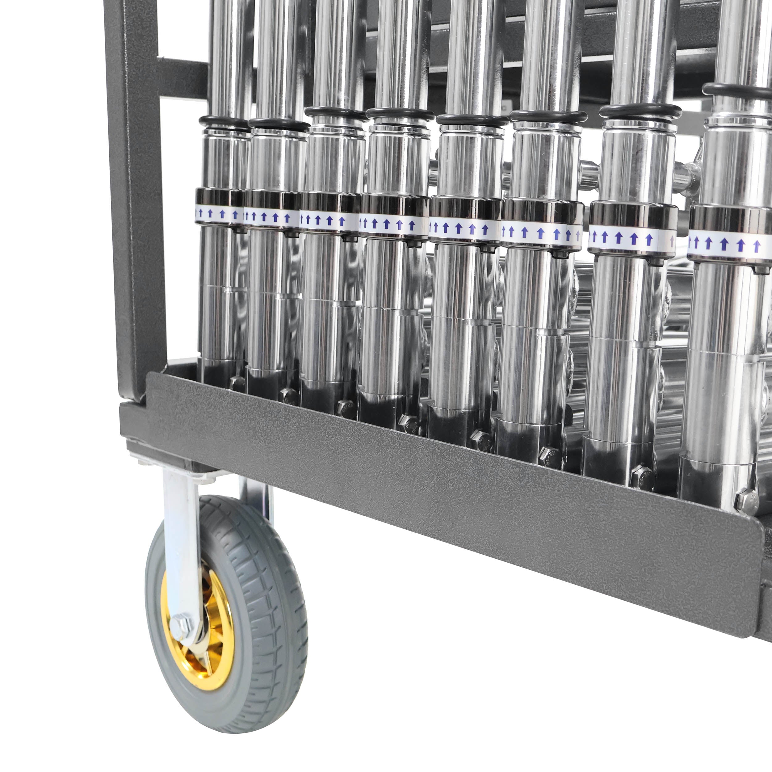 Heavy Duty Multi-Function Utility Cart with Wheels - Foldable Hand Truck for Moving, Warehouse, Grocery Shopping & Home Organization
