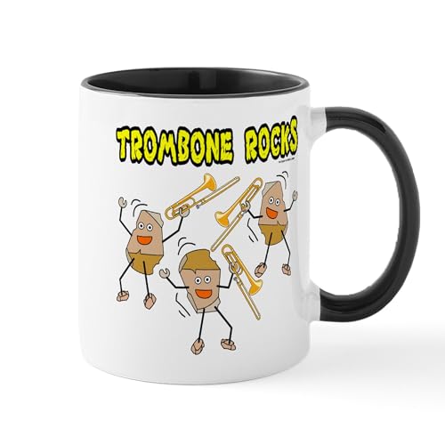 White/Black Inside - Trombone Rocks Mug