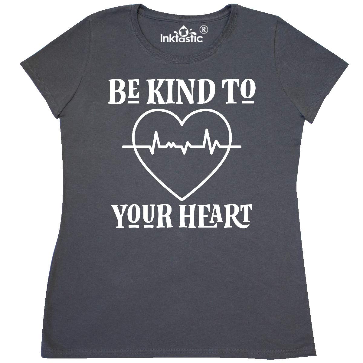 Inktastic Heart Disease Awareness Women's T-Shirt - Comfortable Cotton Tee for Support & Awareness Campaigns, Fundraisers, and Everyday Wear