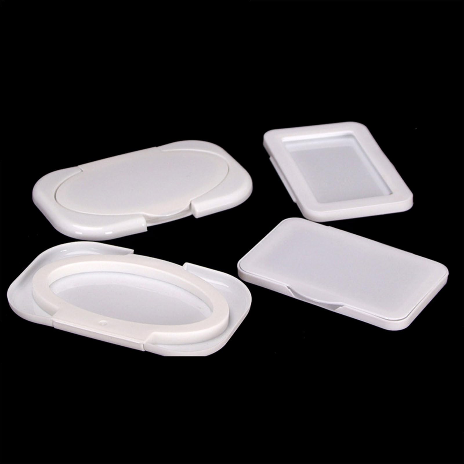 5-Pack Baby Wipes Dispenser Box Lids - Wet Wipes Storage Container Caps for Easy Access | Perfect for Nursery, Diaper Bags & On-the-Go Parenting