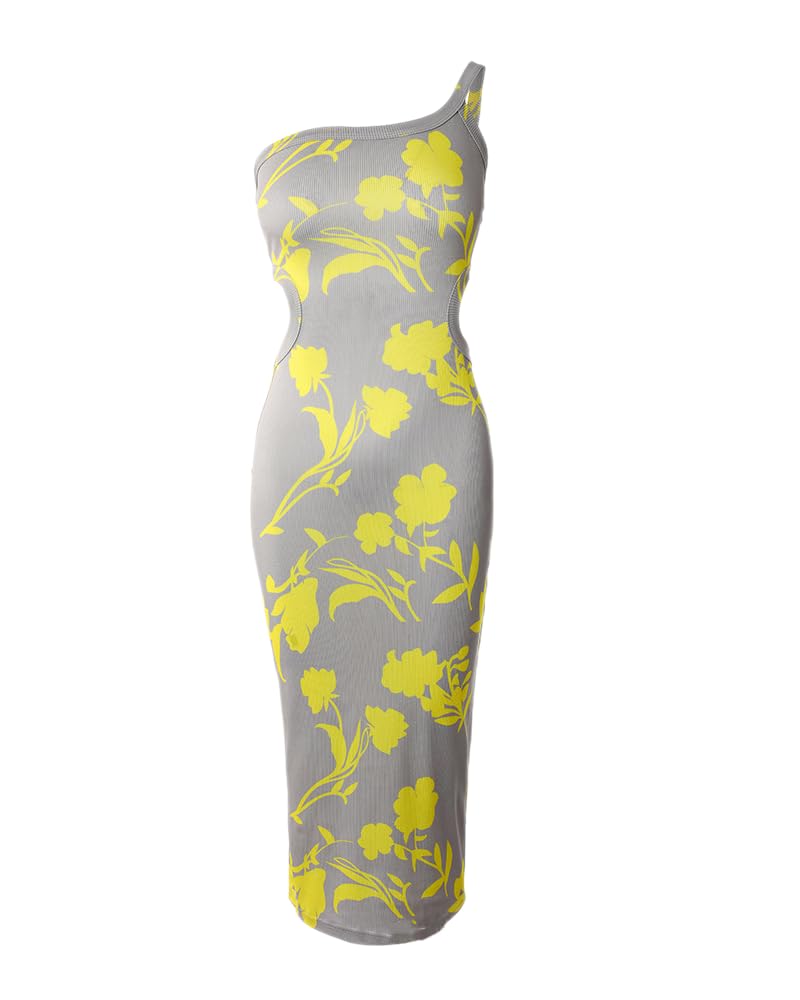 Women's Printed Maxi Dress - Spaghetti Strap Off-Shoulder Skinny Slip Dress for Party, Beach & Date Night | Sexy Tube Dress for Summer Outfits & Special Occasions
