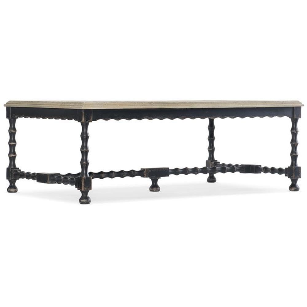 Hooker Furniture Ciao Bella Cocktail Table - Modern Living Room Coffee Table with Storage Shelf | Perfect for Small Spaces, Apartments & Home Decor