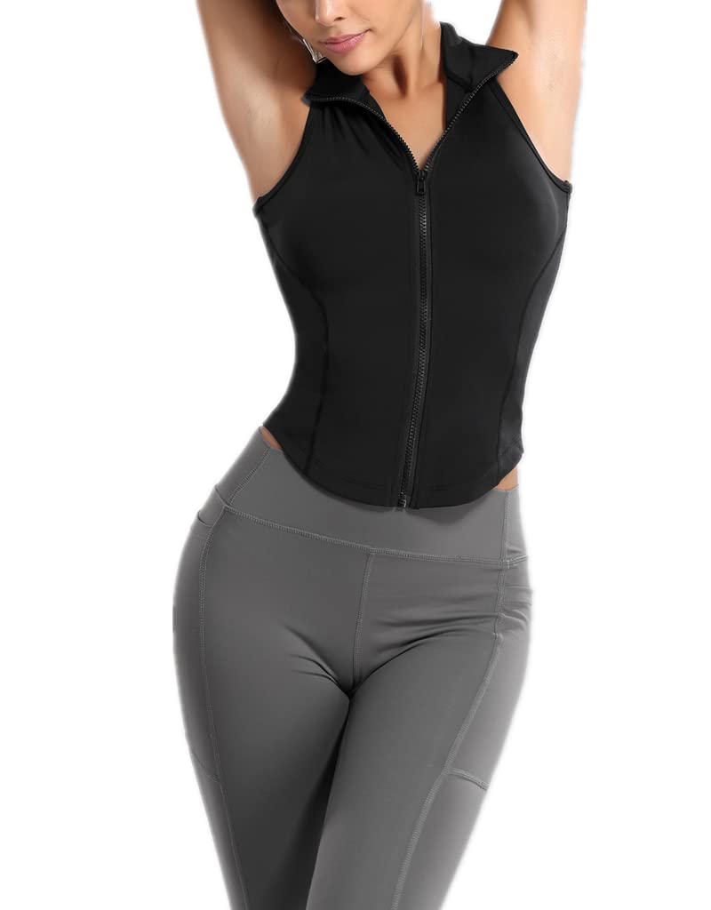 Women's Sleeveless Workout Tank Top - Breathable Seamless Gym Shirt for Yoga, Running & Fitness - Perfect for Gym, Cardio & Active Lifestyle