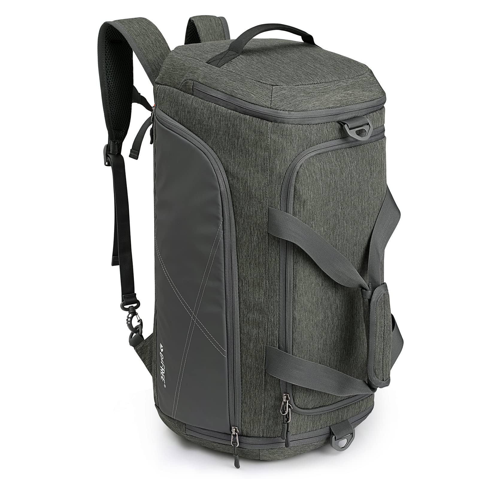 G4Free 45L 3-Way Duffle Backpack Gym Bag with Wet Pocket & Shoe Compartment - Lightweight Sports Travel Weekender Overnight Duffel for Men & Women - Perfect for Gym, Travel, Hiking & Weekend Getaways