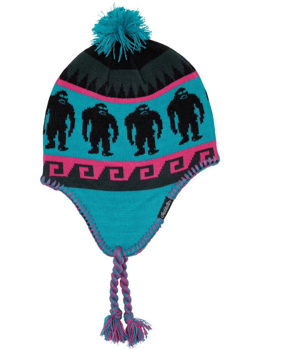 Airblaster Squatchamama Knit Beanie 2025 - Warm Winter Hat for Skiing, Snowboarding & Outdoor Activities