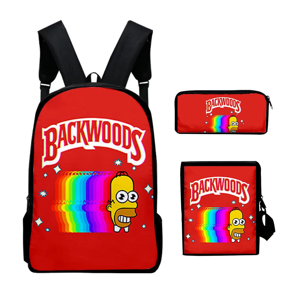 Backwoods Laptop Backpack for Men & Women - Durable School, Travel & Work Backpack with Shoulder Strap - Perfect for College, Commuting & Outdoor Adventures