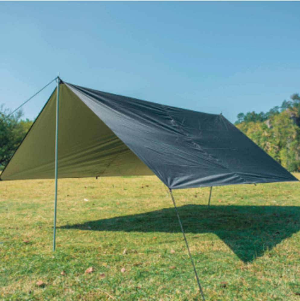 Waterproof Mitef Outdoor Sunshade Beach Tent - Lightweight & Multi-Functional for Camping, Picnics, and Beach Trips - Black