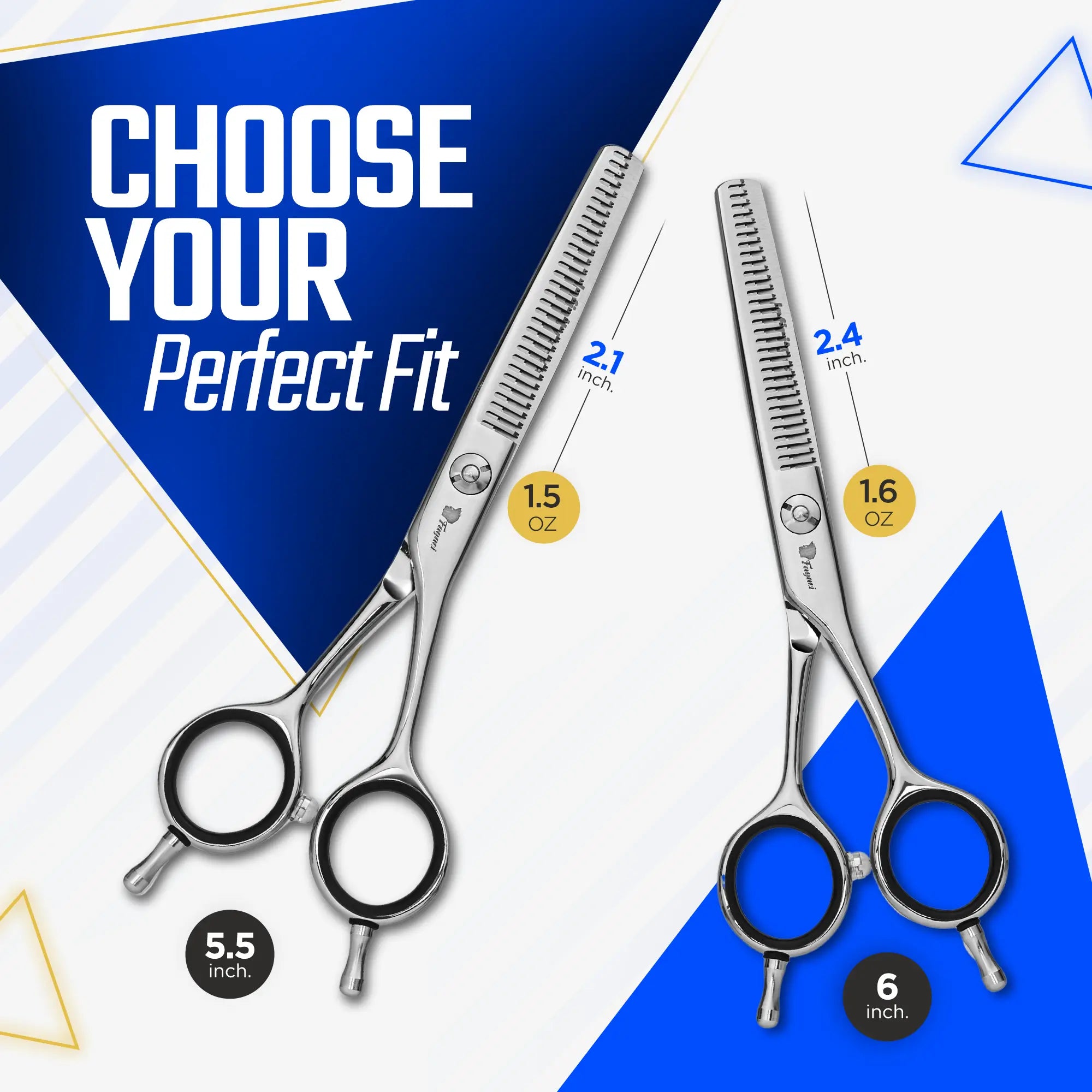 Professional INFINITY THINNING SHEARS for Hair Styling - Precision Haircutting Scissors for Barbers & Stylists - Perfect for Salon, Home Use & Professional Hair Cutting