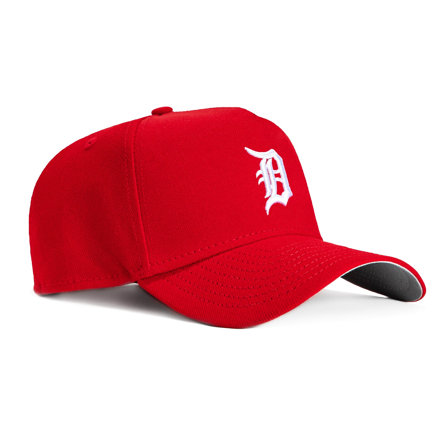 New Era 9Forty A-Frame Detroit Tigers Snapback Baseball Cap - Red & White Adjustable Hat for Men & Women | Perfect for Baseball Games, Streetwear Fashion & Sports Fan Gifts