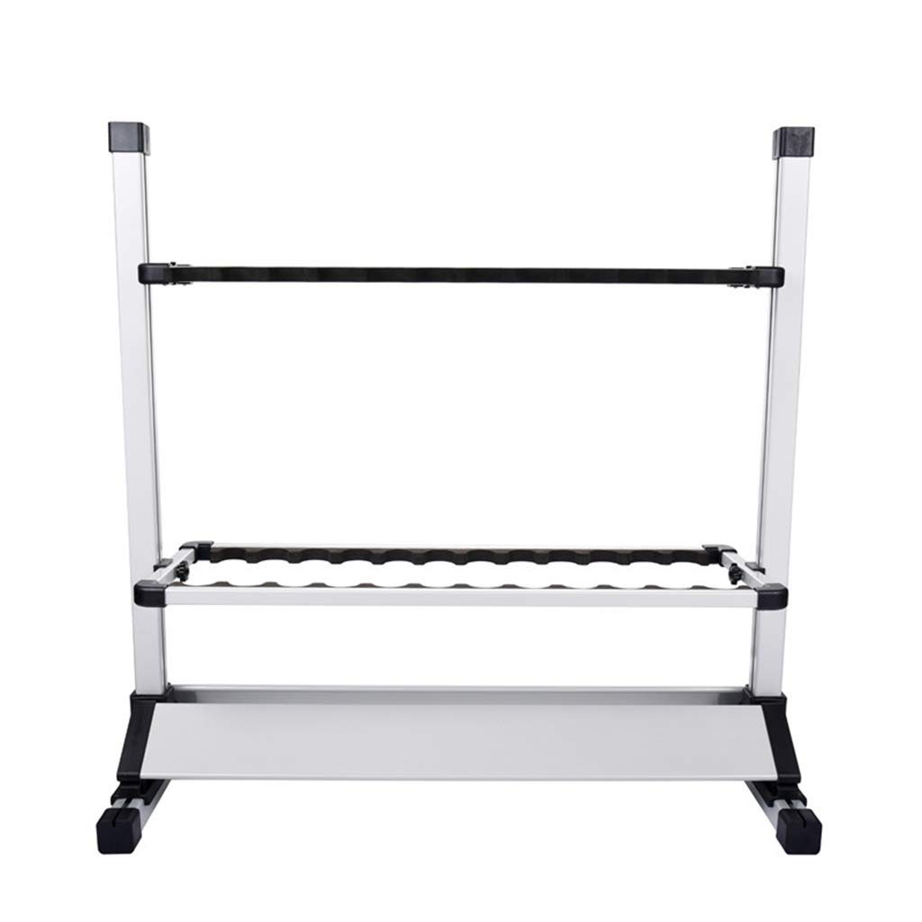 **Aluminum Alloy Fishing Rod Holder Stand - Durable Storage Rack for Fishing Rods & Poles - Perfect for Home, Garage, or Boat Organization**
