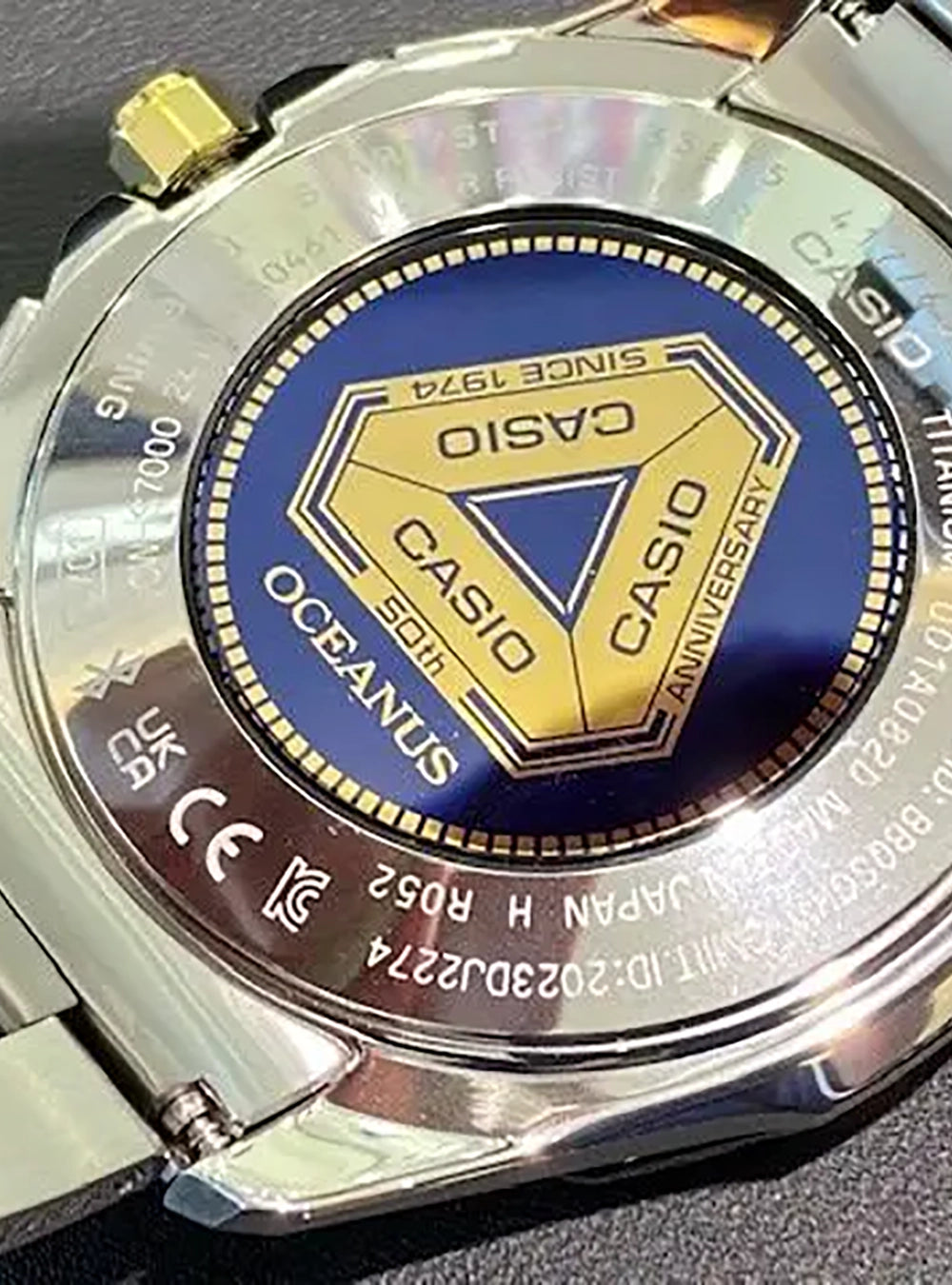CASIO Oceanus 50th Anniversary Limited Edition OCW-S7000SS-2AJR Men's Watch - Japanese Made JDM, Stainless Steel, Solar Powered for Diving & Luxury Wear
