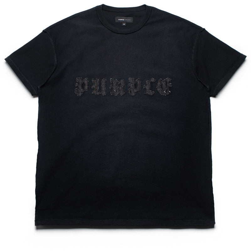 Purple Brand Gothic Wordmark T-Shirt - Black | Trendy Graphic Tee for Men & Women | Perfect for Streetwear, Concerts & Casual Outfits