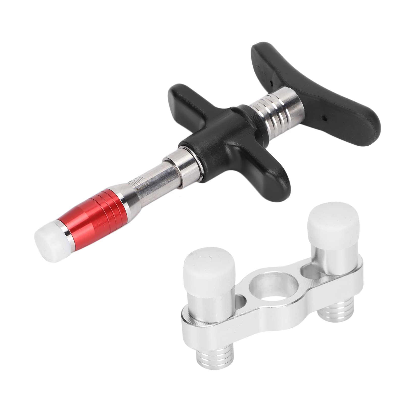 Manual Spine Massager for Back Pain Relief - Adjustable 10-Strength Levels, Spinal Correction Device for Scoliosis & Thoracic Support (Red) | Perfect for Home Use, Office Relaxation & Posture Improvement