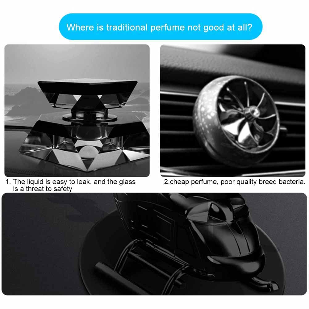 Zcargel Solar Helicopter Aromatherapy Car Freshener - Eco-Friendly Dashboard Decor & Air Diffuser for Cars, Offices, and Home Spaces | Perfect Gift for Car Enthusiasts