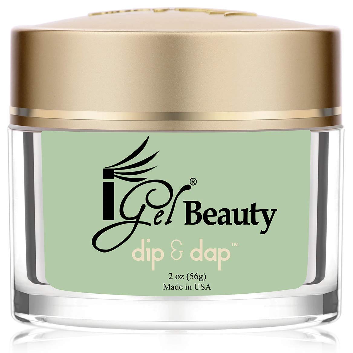iGel 100% Pure Nail Acrylic Powder - Honeydew Dip & Dap for Salon & Home Manicure