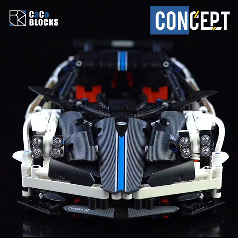 1443PCS Pagani Roadster Super Car Building Blocks Set - 1:14 Scale Model Kit for Adults & Kids | Perfect for Collectors, Gifts, and DIY Car Enthusiasts