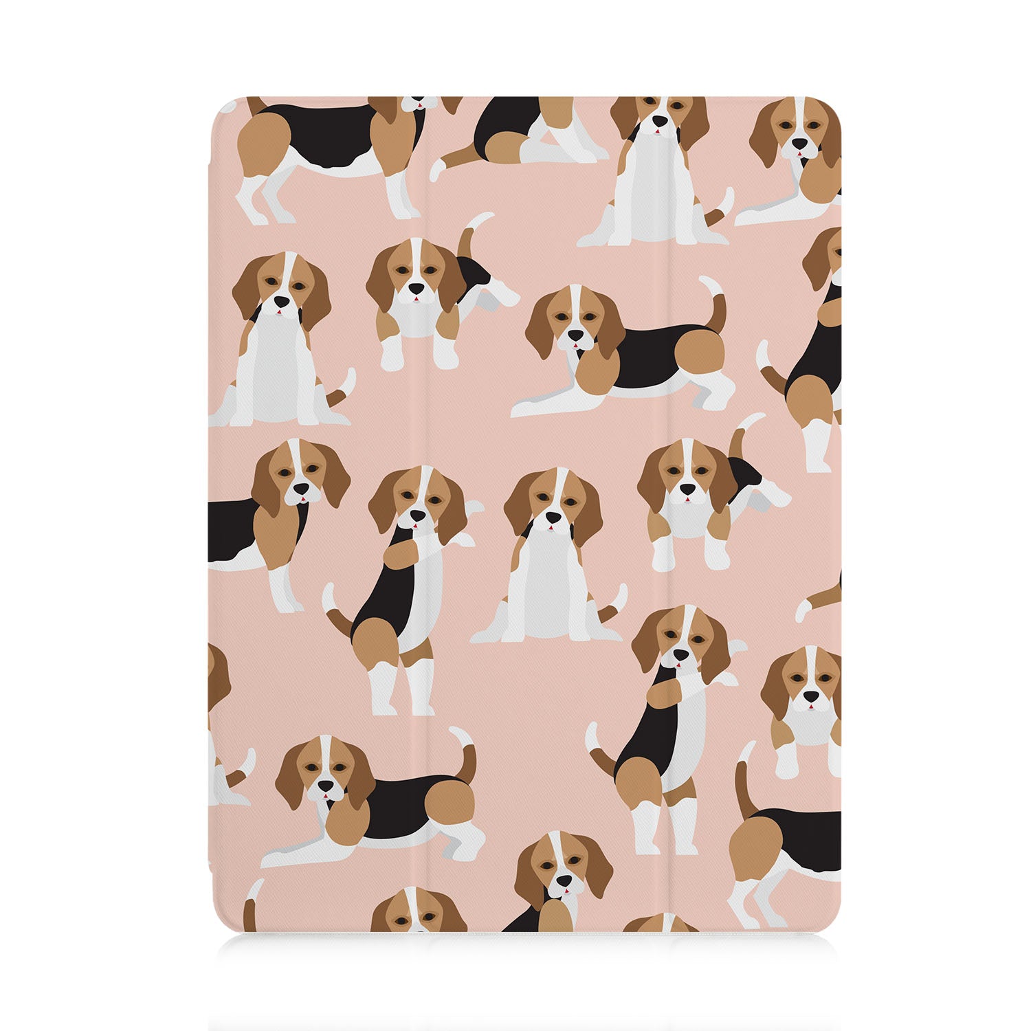 Premium iPad Trifold Case with Cute Dog Design - Slim Protective Cover for iPad Air/Pro (10.2-12.9 inch) | Perfect for Work, School & Travel