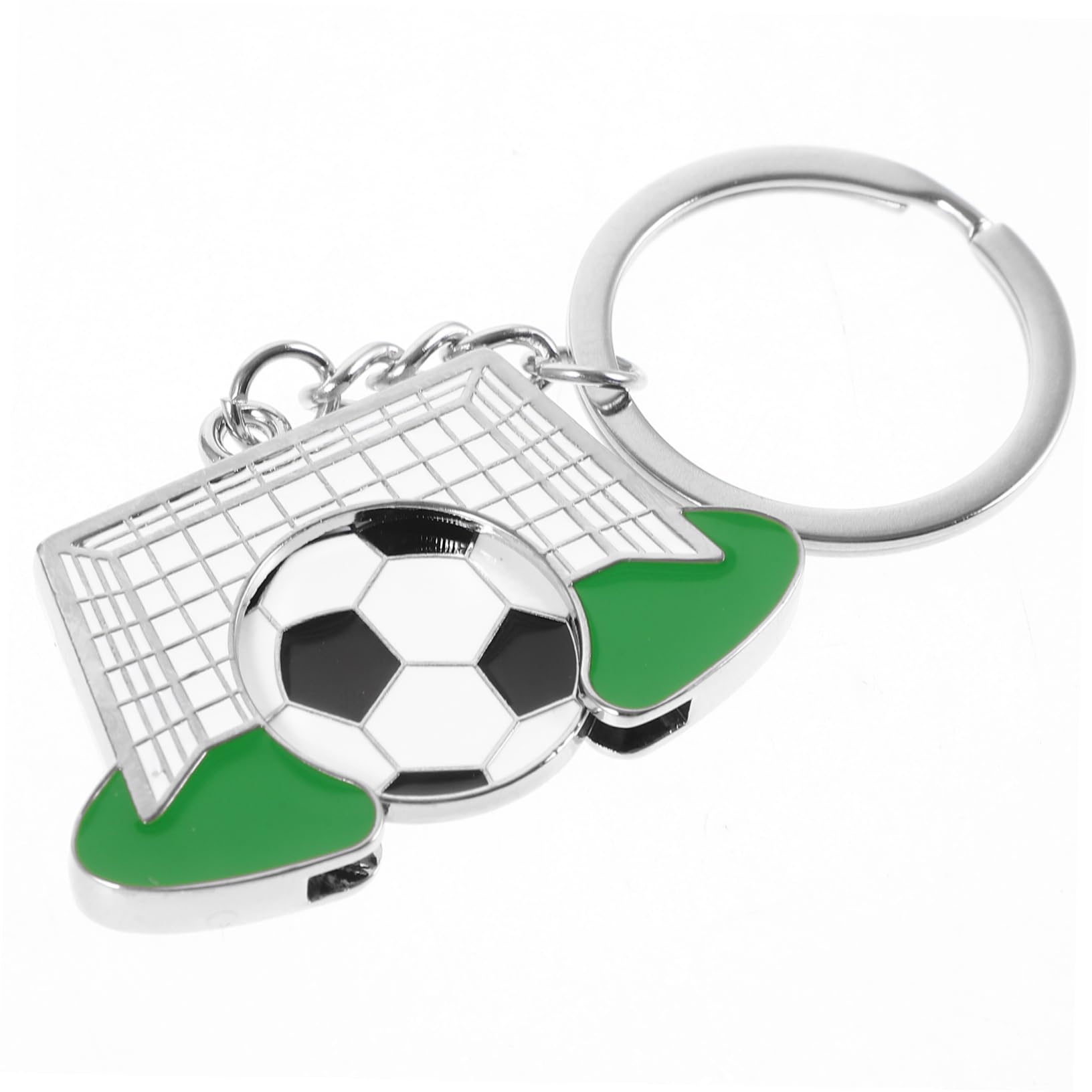 BELLIFFY Elegant Keychain Ring with Token Pendant - Stylish Trolley Key Holder for Car Keys, Sports Tokens & Accessories - Perfect for Everyday Use, Travel & Gifts