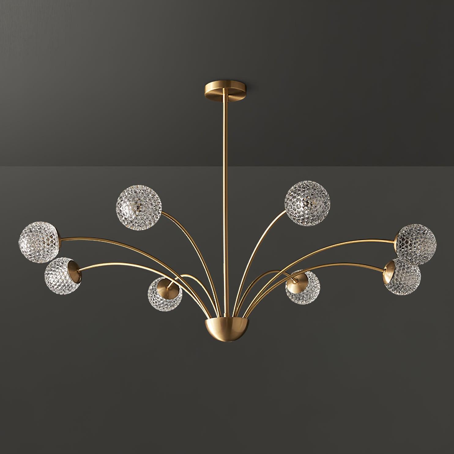 Millender Chandelier - Elegant Crystal Ceiling Light Fixture for Dining Room & Living Room | Modern Home Decor Lighting