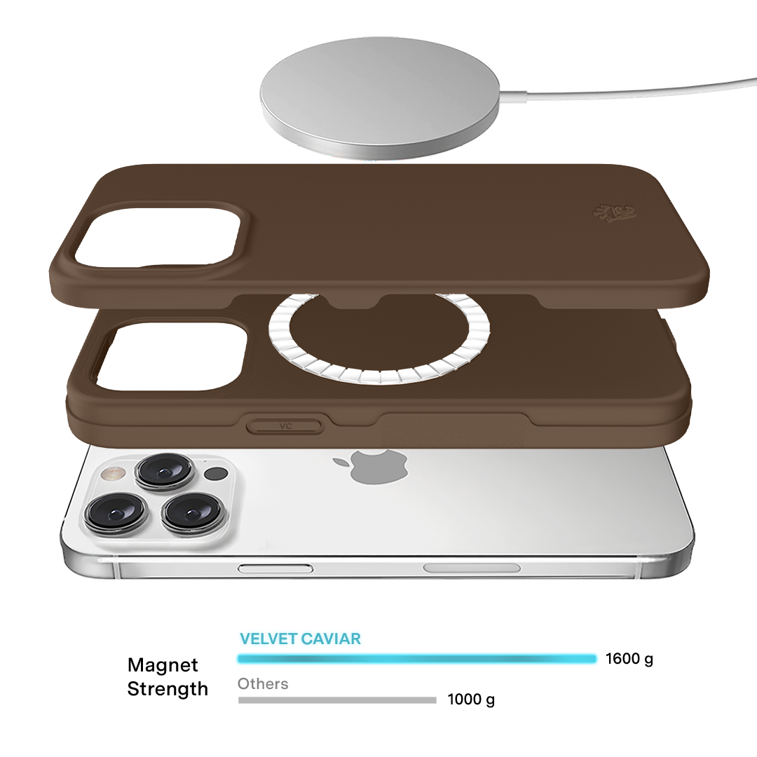 Premium Espresso Brown iPhone Case - Slim Protective Cover for iPhone [Models] - Perfect for Everyday Use, Travel & Style