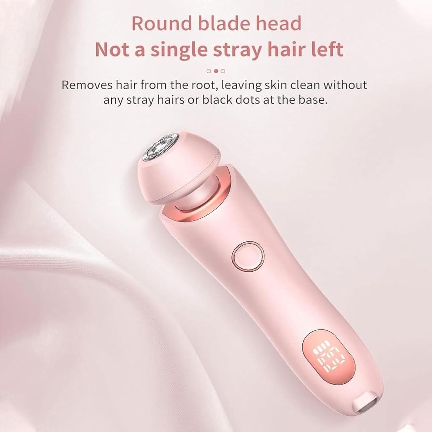 Beauty Bloom Shaver Pro - Women's Electric Razor & Bikini Trimmer, 2-in-1 Wet/Dry Shaver for Smooth Skin - Perfect for Travel, Gym & Everyday Use (Pink)