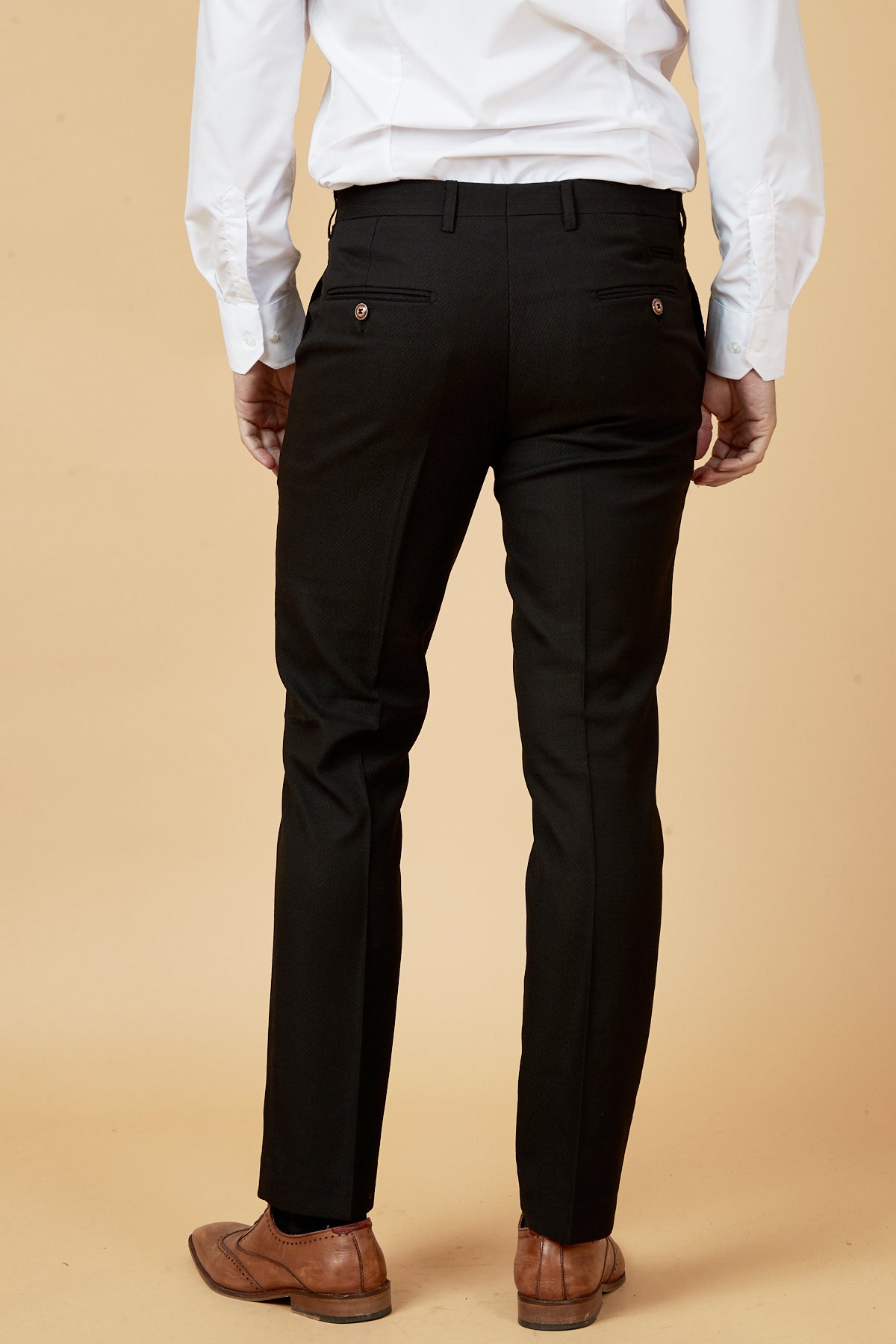 Premium Black Two Piece Suit for Men - Slim Fit Business Formal Wear - Perfect for Office, Interviews & Special Occasions