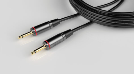 Gator Frameworks 6 Foot Speaker Cable - High-Quality TS Instrument Cable for Live Performances, Studio Recording & Home Audio Systems