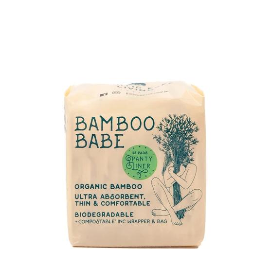 Organic Bamboo Panty Liners for Women - Hypoallergenic & Eco-Friendly Daily Protection | Perfect for Light Discharge, Postpartum Care & Travel
