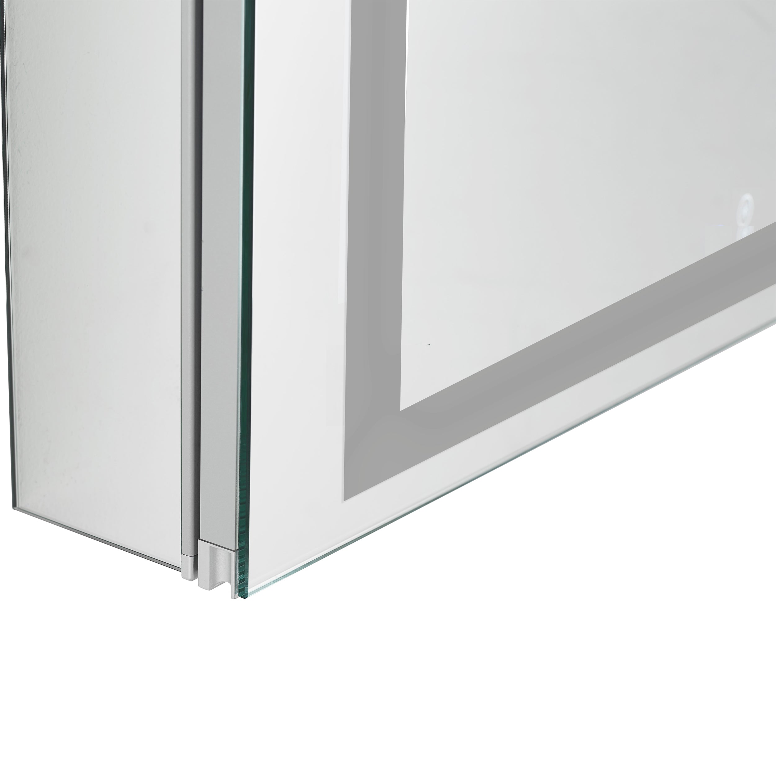 Aquadom Royale Plus 48x30 Inch LED Lighted Bathroom Medicine Cabinet - Modern Mirror with Storage for Shaving, Makeup & Essentials