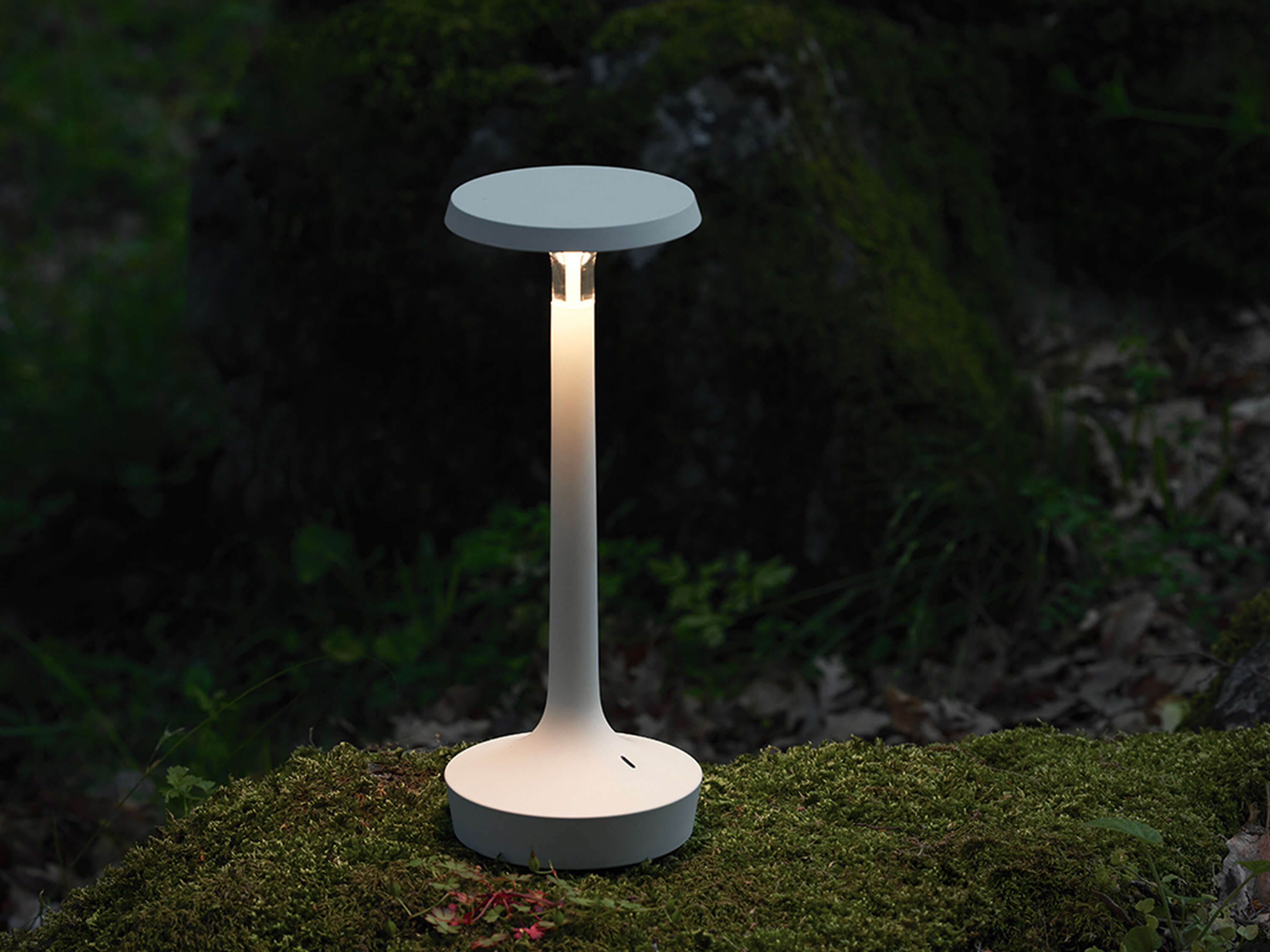 Bon Jour Unplugged Table Lamps - Wireless USB Rechargeable Night Light for Bedroom, Living Room & Office - Modern Touch Control LED Desk Lamp with 3 Brightness Levels, Warm White Light