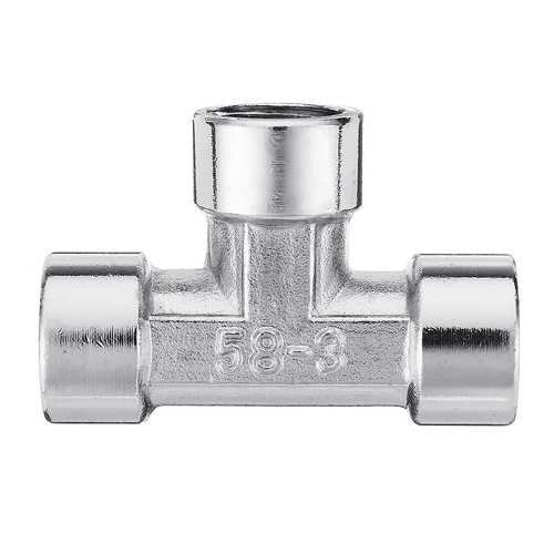 High-Quality Brass 3-Way G1/4 Inner Thread Water Cooling Connector - Perfect for Custom PC Water Cooling Systems & Liquid Cooling Builds