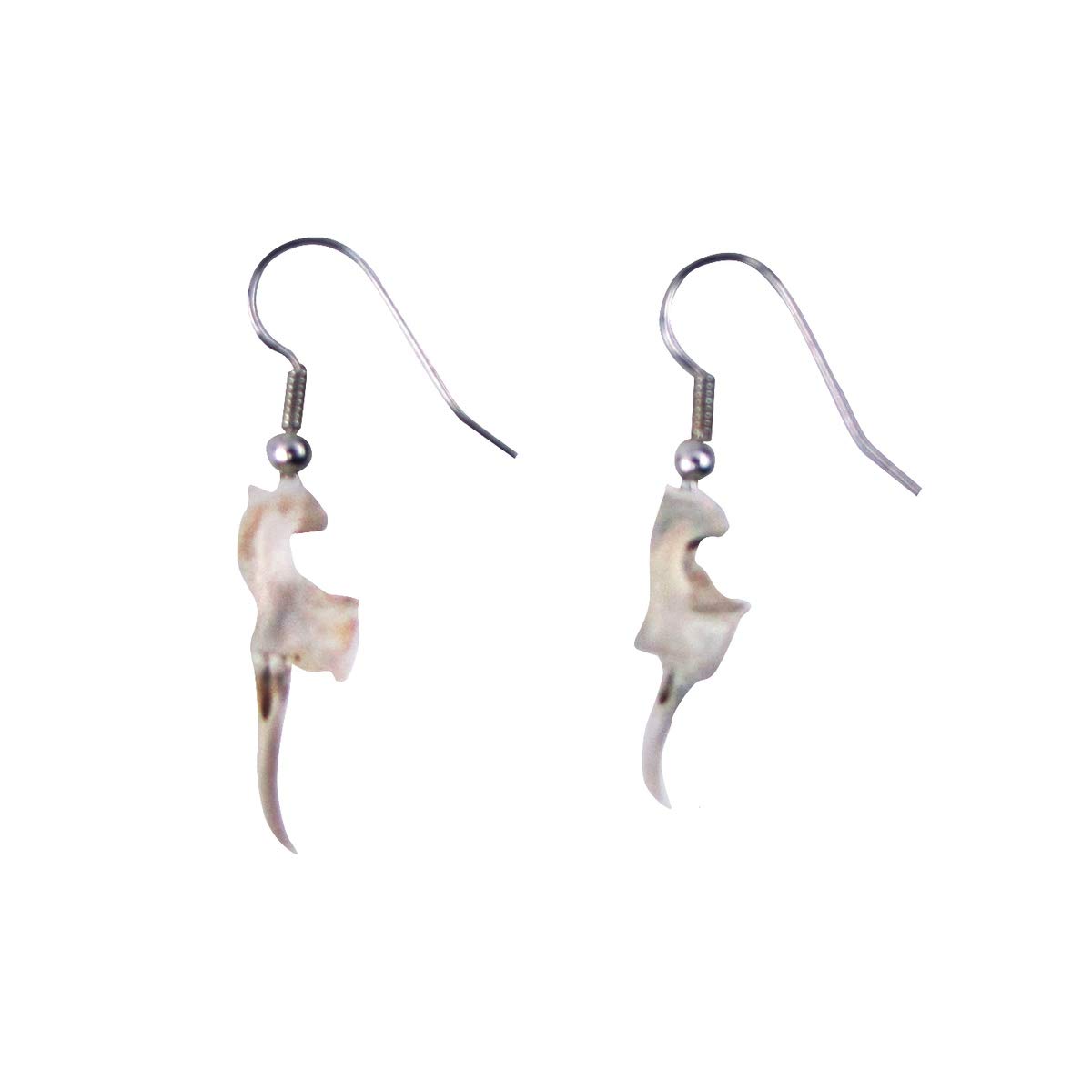 Genuine Rattlesnake Fang Teeth Drop Earrings - Real Snake Tooth Tribal Jewelry Set for Women - Unique Handmade Fashion Gift for Boho, Western, or Gothic Style - Perfect for Parties, Festivals, and Statement Looks