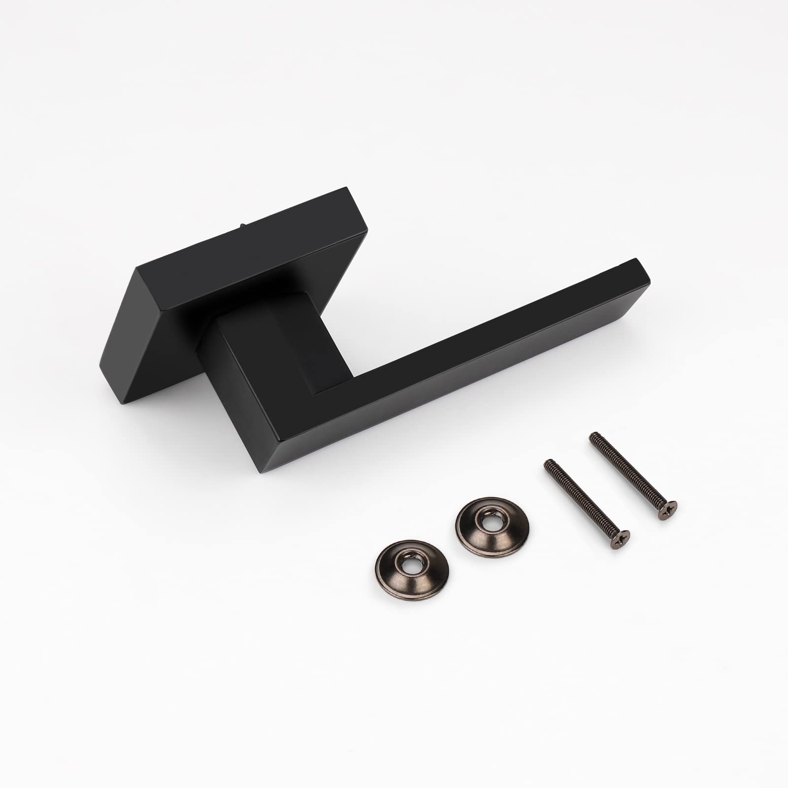 Probrico Heavy Duty Half Dummy Lever - Matte Black Non-Turning Interior Inactive Door Handle for Closet & Pantry (Left/Right Handed) - Perfect for Bedrooms, Bathrooms & Storage Rooms