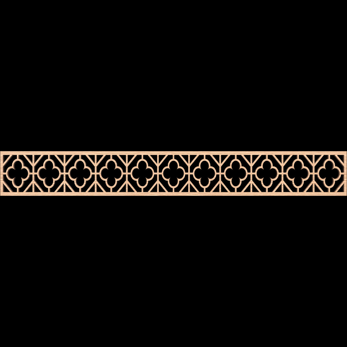 Hazelton Fretwork Moulding - Decorative Wood Trim for Home & Furniture | Perfect for DIY Projects, Wall Accents, and Cabinet Design