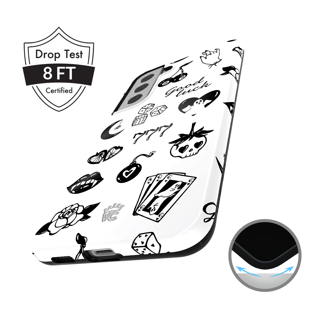 Samsung Phone Case with Good Luck Charm - Stylish & Protective Cover for Daily Use, Travel, and Gifting