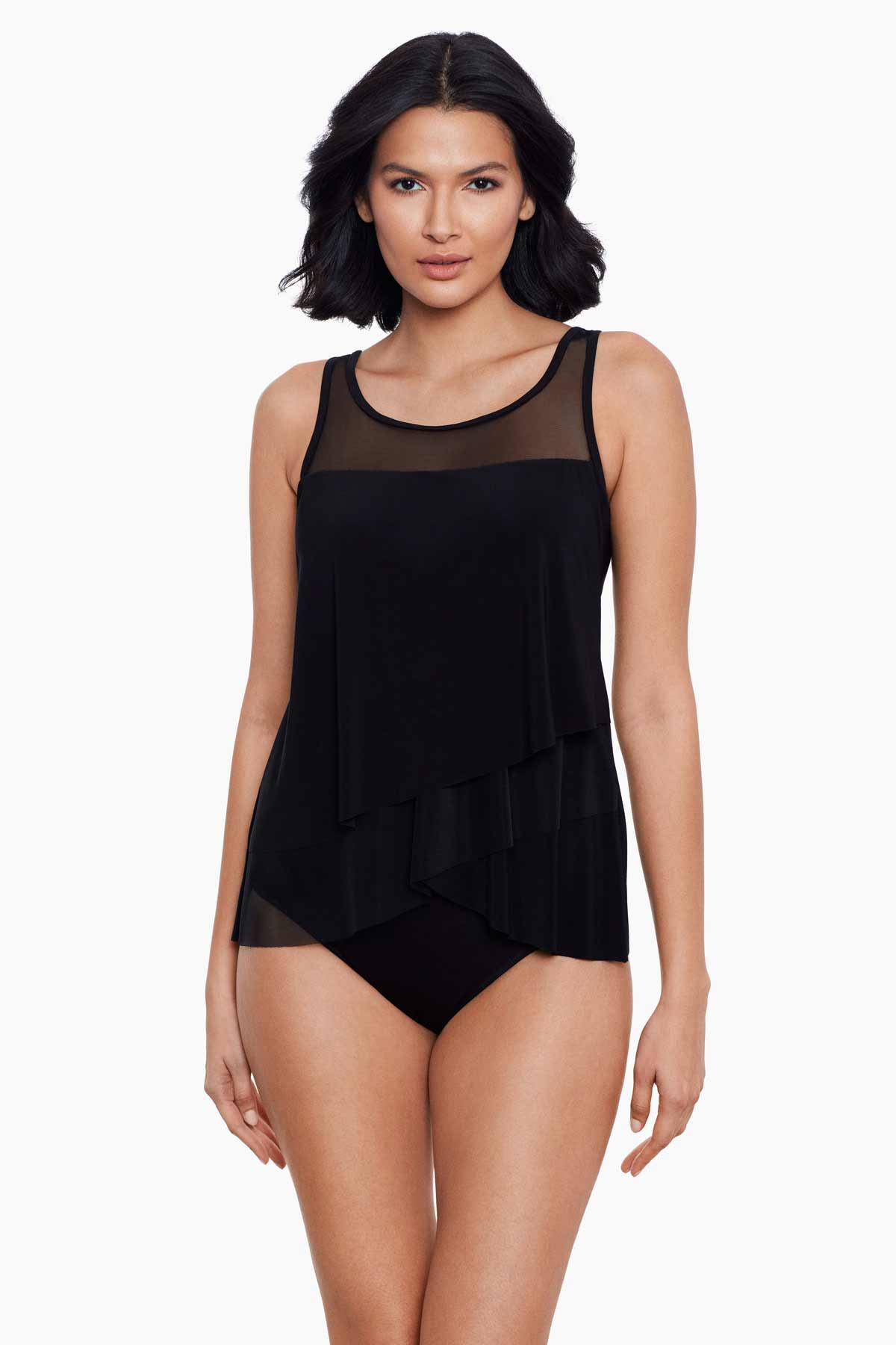 Mirage Tankini Top for Women - High-Quality Swimwear with Adjustable Straps & Built-in Bra - Perfect for Beach, Pool & Summer Vacations