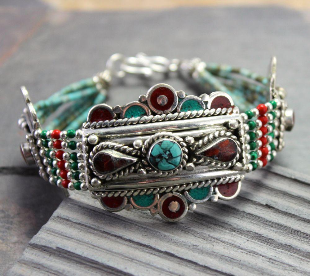 Handmade Tibetan Bracelet Set - Authentic Buddhist Prayer Beads for Meditation, Yoga & Spiritual Healing - Adjustable String for Men & Women - Perfect Gift for Mindfulness & Wellness