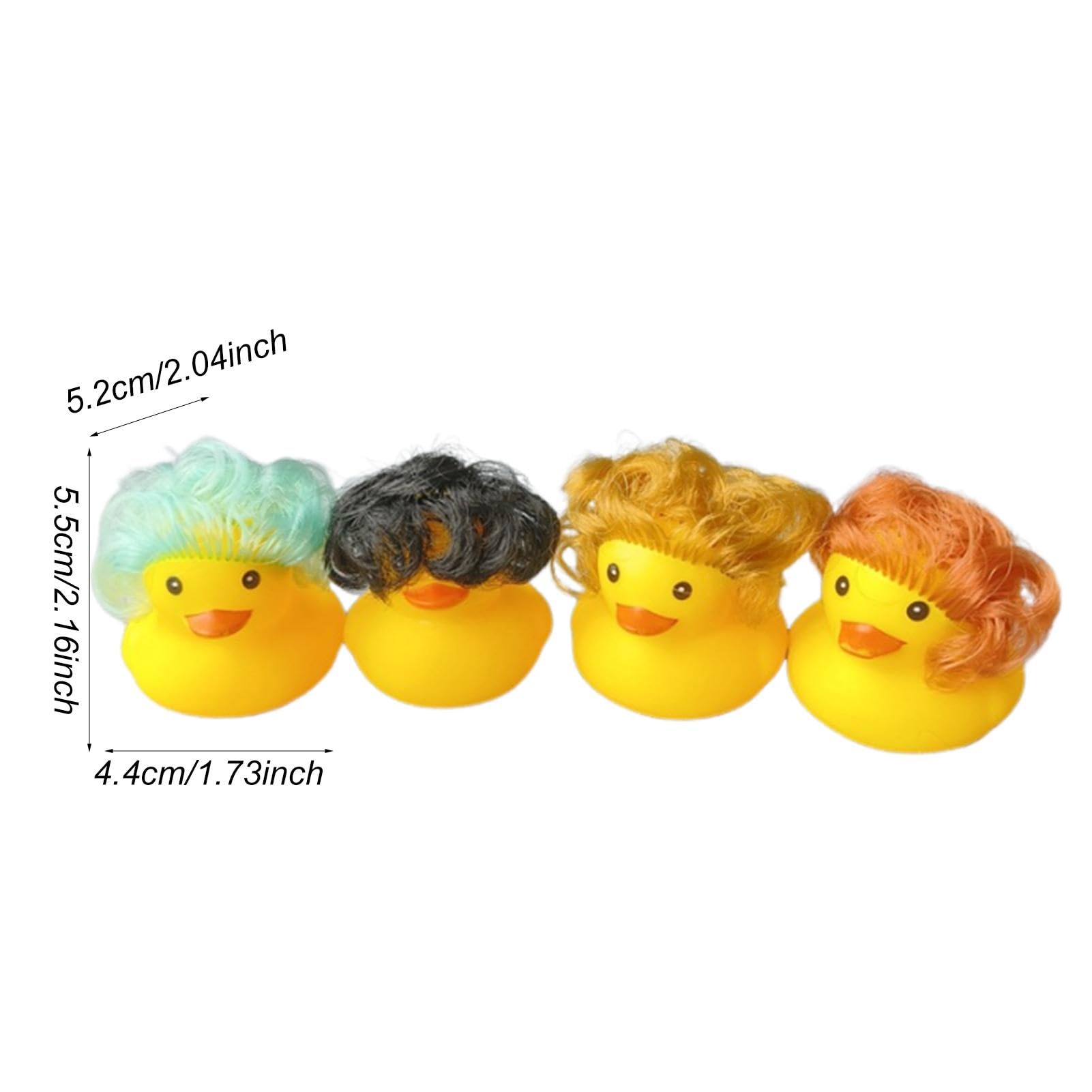 Cute Rubber Duck Bathtub Toys - Squeaky Floating Bath Ducks for Kids & Toddlers - Fun Bath Time Party Favors for Baby Showers & Pool Parties - Perfect for Bathtime Play, Sensory Development & Water Play Activities